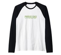 Orgulloso papá de Unos Pocos niños geniales Camiseta Manga Raglan