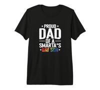 Orgulloso Papá Smartass Hijo Gay Camiseta Premium