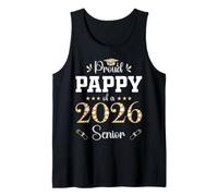 Orgulloso Pappy de una graduación de Graduado Senior 2026 Camiseta sin Mangas
