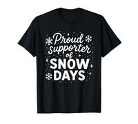 Orgulloso partidario de los días de Nieve Cozy Winter Vibes Teacher Crew Camiseta
