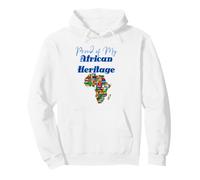 Orgulloso Patrimonio Africano Cultura Raíces y diseño de Identidad Sudadera con Capucha