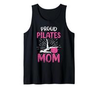 Orgulloso Pilates Mamá Madre Amante Mamá Mamá Día de la Madre Camiseta sin Mangas