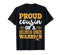 Orgulloso Primo de un Guerrero del cáncer Infantil Apoyo Familiar Camiseta