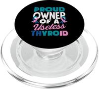 Orgulloso Propietario de un Guerrero inútil del cáncer de tiroides PopSockets PopGrip para MagSafe