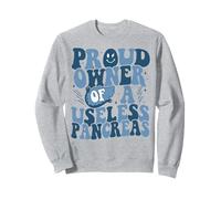 Orgulloso Propietario de un páncreas inútil Concientización sobre la Diabetes T1D Sudadera