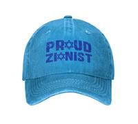 Orgulloso Sionista Estoy con Israel Apoya A Israel con Fuerza Gorra De Visera Ajustable Gorra Deportiva Deportiva Sombrero Verano para Cumpleaños Golf Tenis