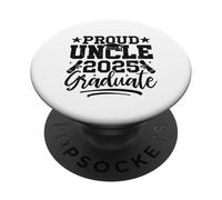 Orgulloso tío 2025, promoción de posgrado de 2025 PopSockets PopGrip Adhesivo