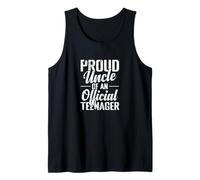 Orgulloso tío de un Adolescente Oficial Camiseta sin Mangas