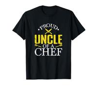 Orgulloso tío de un Chef Cocina Humor Camiseta