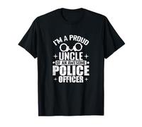 Orgulloso Tío Impresionante Oficial de Policía Camiseta