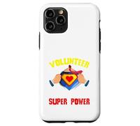 Orgulloso Trabajador Social no remunerado Servidor público Soy voluntario Carcasa para iPhone 11 Pro
