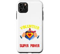 Orgulloso Trabajador Social no remunerado Servidor público Soy voluntario Carcasa para iPhone 11 Pro MAX