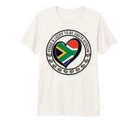 Orgulloso y Afortunado de ser sudafricano I Love South Africa Bandera Camiseta Premium