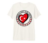 Orgulloso y Afortunado de ser Turco I Love Turkey Diseño de Bandera Genial Camiseta Premium