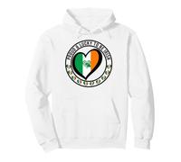 Orgulloso y Afortunado para ser irlandés I Love Irlanda diseño de corazón Sudadera con Capucha