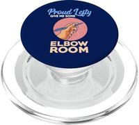 Orgulloso zurdo Dame un Poco de Codo Cuarto Divertido zurdo PopSockets PopGrip para MagSafe