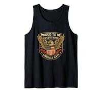 Orgullosos de ser Todo lo Que los liberales odian Patriota Conservador Camiseta sin Mangas