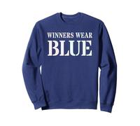 Orgullosos GANADORES USAN BLUE School Spirit War Game Team Building Sudadera