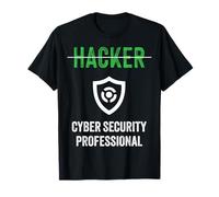 Orgullosos Hackers Título del Trabajo Hacker Ciberseguridad angustiada Camiseta