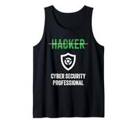 Orgullosos Hackers Título del Trabajo Hacker Ciberseguridad angustiada Camiseta sin Mangas