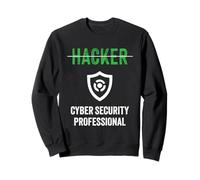 Orgullosos Hackers Título del Trabajo Hacker Ciberseguridad angustiada Sudadera