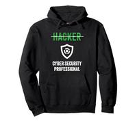 Orgullosos Hackers Título del Trabajo Hacker Ciberseguridad angustiada Sudadera con Capucha