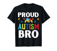 Orgullosos Hermanos Autismo Bruh Bro Hombre Autista Hombres Hermano Hijo Camiseta