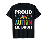 Orgullosos Hermanos Autismo Bruh Bro Hombre Autista Hombres Hermano Hijo Camiseta