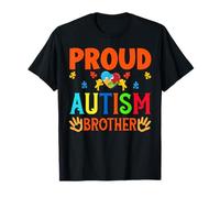 Orgullosos Hermanos Autismo Bruh Bro Hombre Autista Hombres Hermano Hijo Camiseta