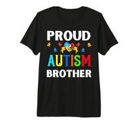 Orgullosos Hermanos Autismo Bruh Bro Hombre Autista Hombres Hermano Hijo Camiseta Premium