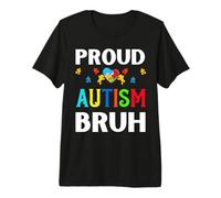 Orgullosos Hermanos Autismo Bruh Bro Hombre Autista Hombres Hermano Hijo Camiseta Premium