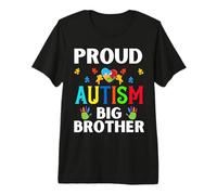 Orgullosos Hermanos Autismo Bruh Bro Hombre Autista Hombres Hermano Hijo Camiseta Premium