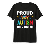 Orgullosos Hermanos Autismo Bruh Bro Hombre Autista Hombres Hermano Hijo Camiseta Premium