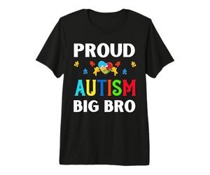 Orgullosos Hermanos Autismo Bruh Bro Hombre Autista Hombres Hermano Hijo Camiseta Premium