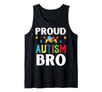 Orgullosos Hermanos Autismo Bruh Bro Hombre Autista Hombres Hermano Hijo Camiseta sin Mangas