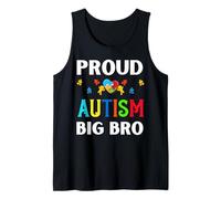 Orgullosos Hermanos Autismo Bruh Bro Hombre Autista Hombres Hermano Hijo Camiseta sin Mangas