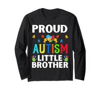 Orgullosos Hermanos Autismo Bruh Bro Hombre Autista Hombres Hermano Hijo Manga Larga
