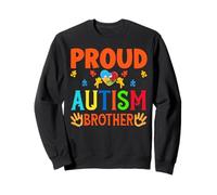 Orgullosos Hermanos Autismo Bruh Bro Hombre Autista Hombres Hermano Hijo Sudadera
