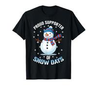 Orgullosos Seguidores de Snow Day Funny Teacher Christmas Camiseta