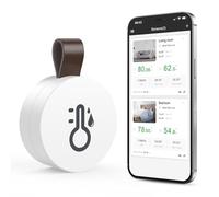ORIA Termómetro Higrómetro Bluetooth, Sensor de Humedad de Temperatura con Exportación de Almacenamiento de Datos, Termometro Inalámbrico Digital con iOS Android para Habitación