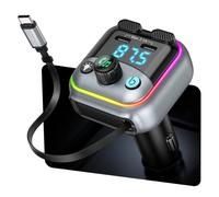 ORIA Transmisor FM Bluetooth 6.0, Manos Libres Coche