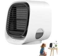 Oribreeze Air Conditioning, Oribreeze Air Cooler, Water Cooled Air Conditioning,New Upgrade Desktop Air Conditioner,Portable Air Cooler With Water Cooled Office,For Home Office-White