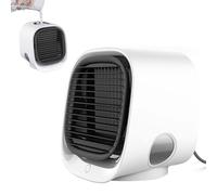 Oribreeze - Aire acondicionado, enfriador de aire Oribreeze, aire acondicionado portátil, enfriador de aire evaporativo para el hogar, oficina, dormitorio (blanco)