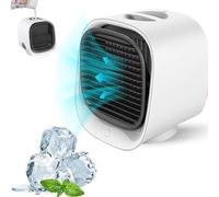 Oribreeze - Aire acondicionado Oribreeze, enfriador de aire Ori Breeze, Oribreeze, aire acondicionado Oribreeze, aire acondicionado portátil Oribreeze, aire acondicionado de escritorio (blanco)