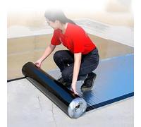 ORICALCHASM Cinta bituminosa impermeable for reparación de techos con papel de aluminio, fieltro autoadhesivo for techos de cobertizos, rollo de base protectora for techos.(50x500cm/1.64x16.4ft)