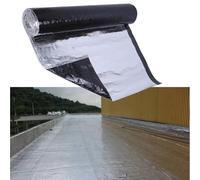 ORICALCHASM Cinta bituminosa impermeable y resistente a la intemperie for reparación de techos con lámina de aluminio, rollo de fieltro autoadhesivo for techos de cobertizos.(20x900cm/0.65x29.5ft)