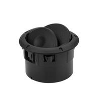 ORICNPART Cubierta de rejilla de ventilación de aire acondicionado plateado/negro cromado para Renault Master Mk3 Opel Movano B Nissan NV400 Dacia Duster Logan Sandero 8200212480 687608041R (negro)