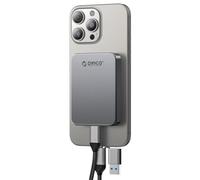 ORICO 1 TB SSD Magnético Portátil, 4K 120 fps ProRes HDR Graba y Almacena, USB3.2 Gen1 hasta 460MB/s, USB C&A 2 en 1 Cable, SSD Externo Compatible con iPhone 16/15 Pro MAX, Tablet, Ordenador - K5PLUS