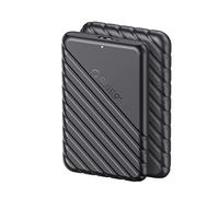 ORICO 2 Piezas Carcasa Externa para Disco Duro 2,5" USB 3.0 (5Gbps) SATA III, Compatible con HDD/SSD de 7mm y 9,5mm, Soporta UASP y Trim, Instalación sin Herramientas, ABS - Negro + Negro (25PW1-U3)