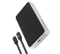 ORICO 2TB SSD Externo 80Gbps Ultra Rápido - Compatible con Thunderbolt5/4/3 y USB4.0 - Diseño con Aletas de refrigeración de Aluminio - Refrigeración pasiva silenciosa - X50
